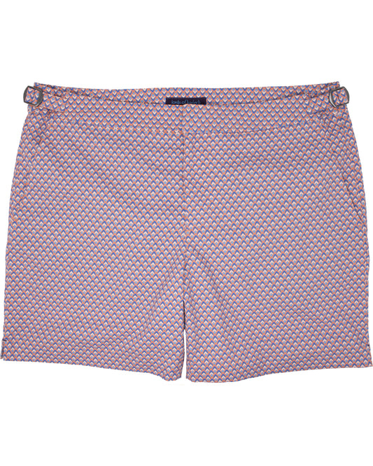 Pool Acorn Geo Coral Swim Trunk
