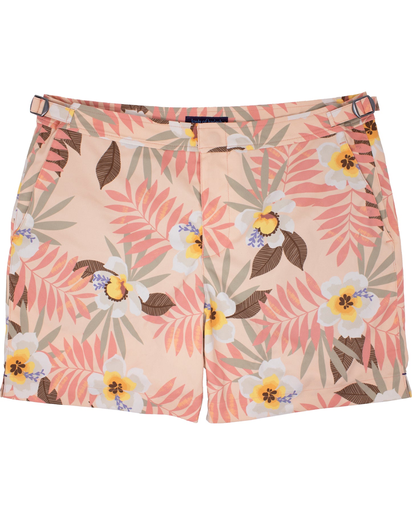 Pool Farm Floral Peach Swim Trunk