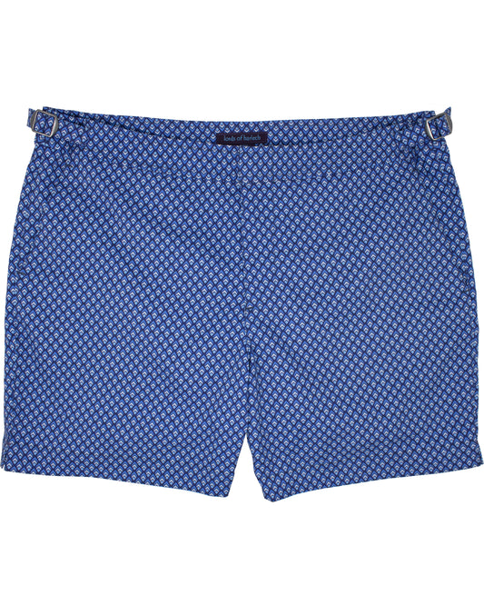 Pool Acorn Geo Navy Swim Trunk