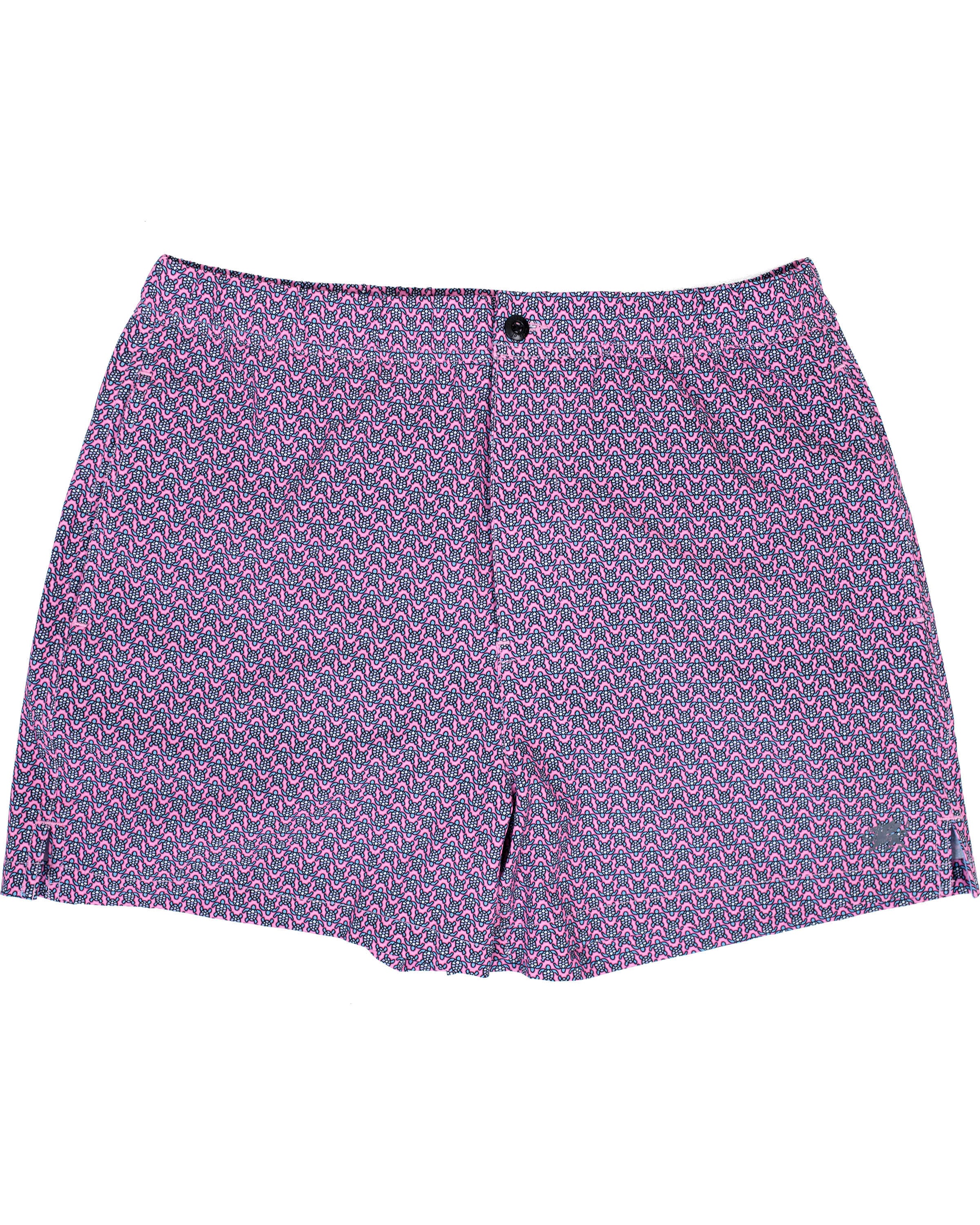 QUACK LARGE TURTLE SWIM TRUNK IN PINK – Lords Of Harlech