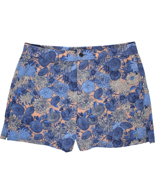 Quack 2 Mums Floral Peach Swim Trunk