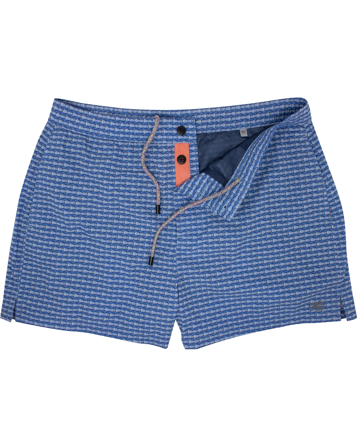 Quack 2 Theo Geo Blue Swim Trunk