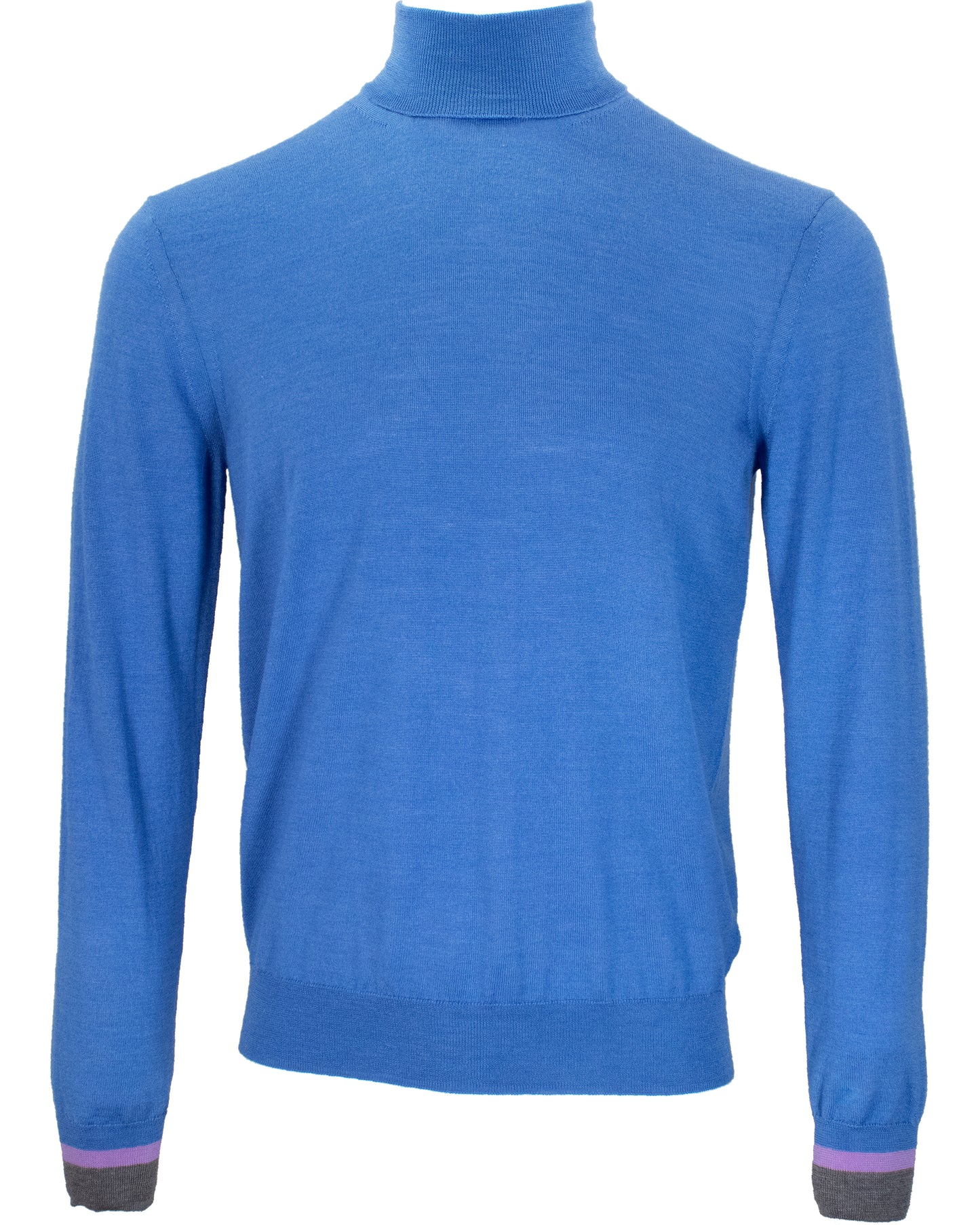 RONALD MERINO TURTLENECK SWEATER - NEBULAS BLUE