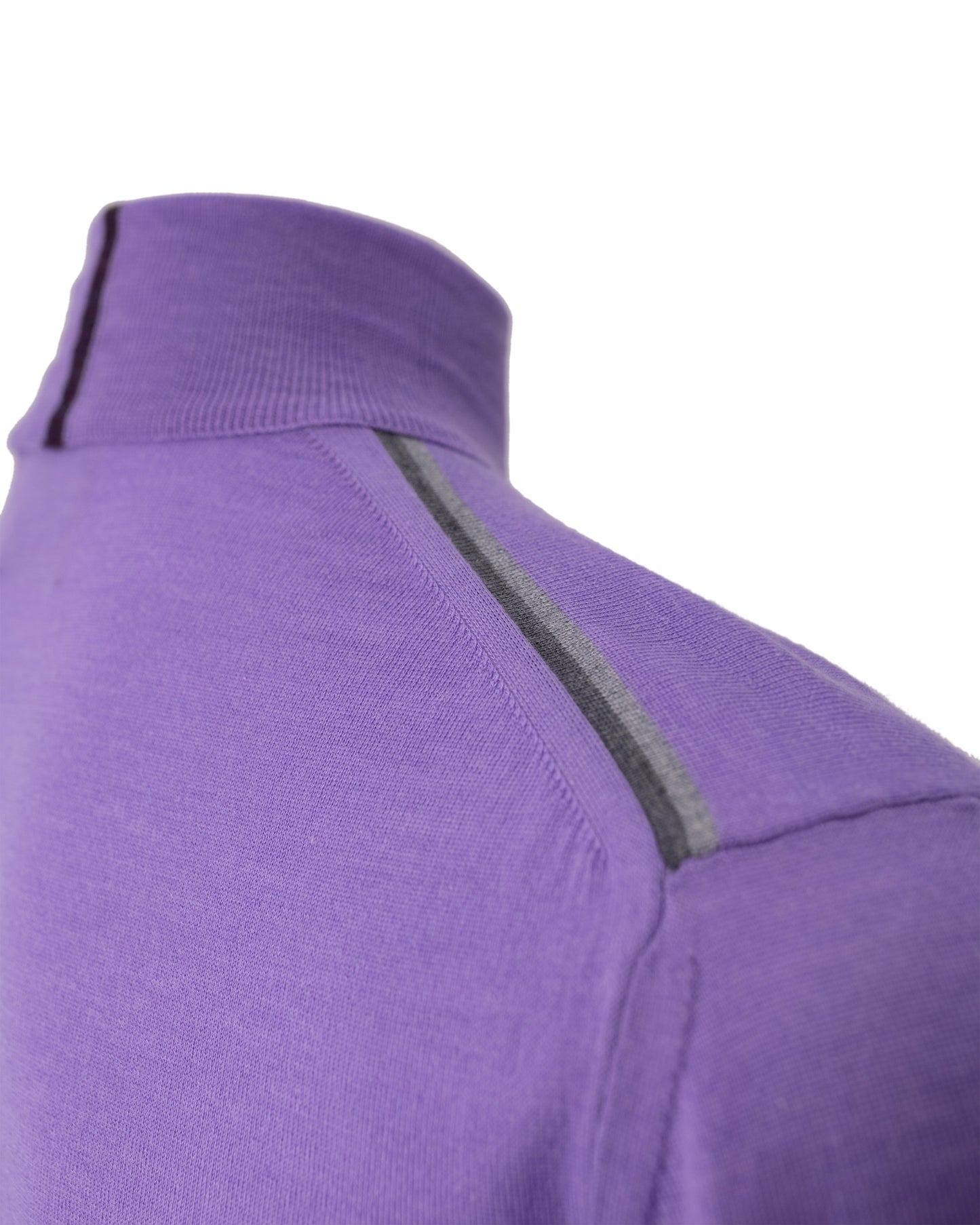 RONALD MERINO TURTLENECK SWEATER - LAVENDER