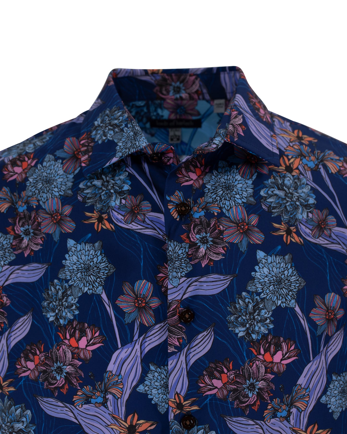 SCOTT OCEAN FLORAL SHIRT IN NAVY