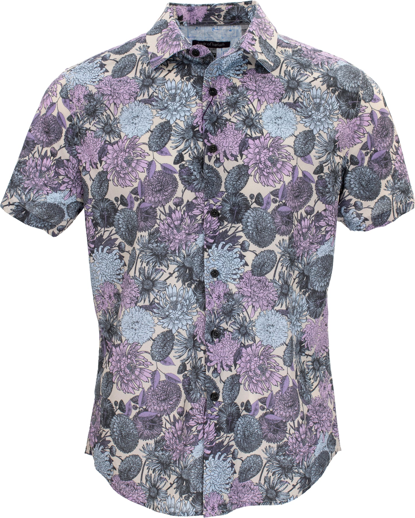 Scott Mums Floral Lavender Shirt