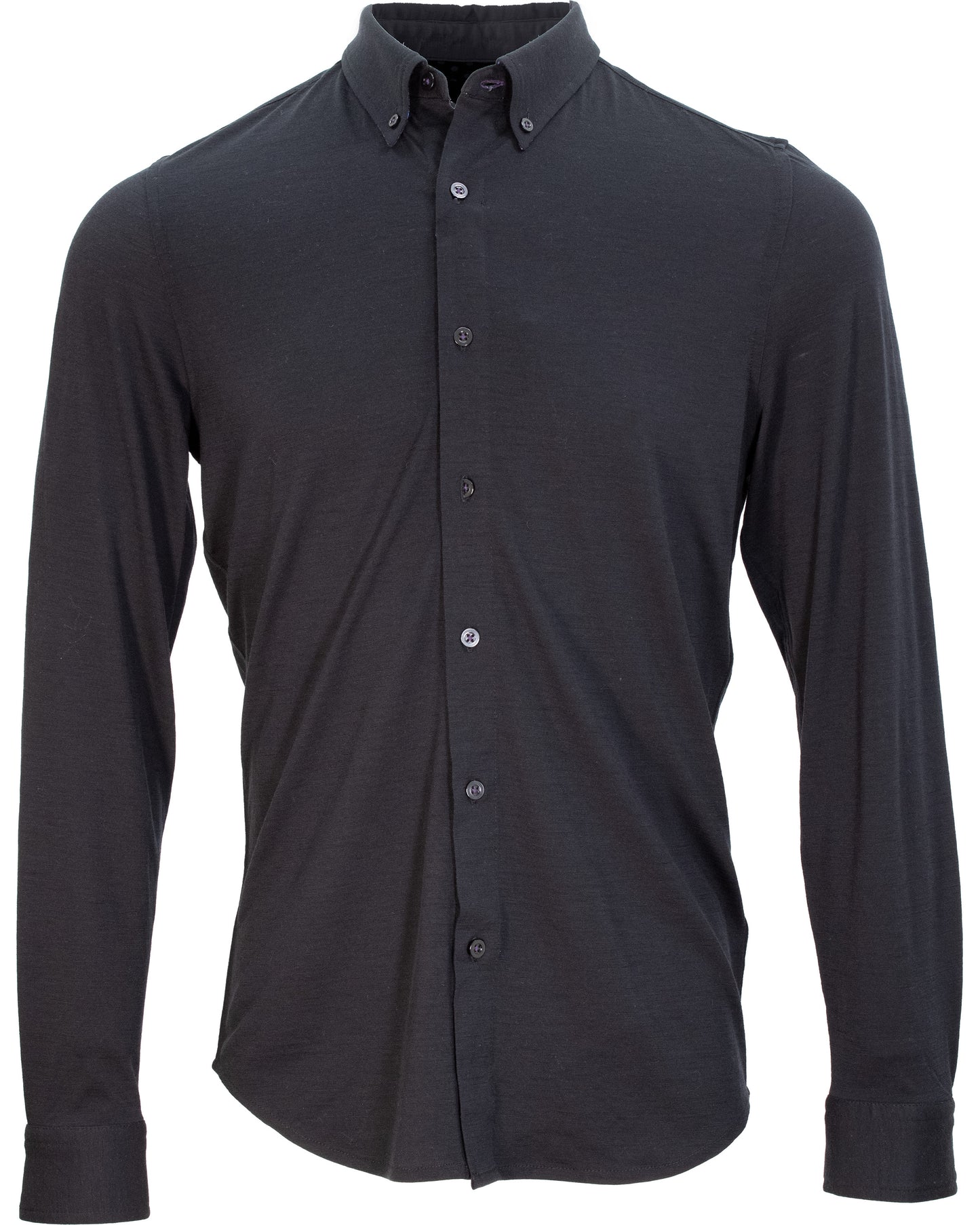 SHAWN MERINO SHIRT - BLACK