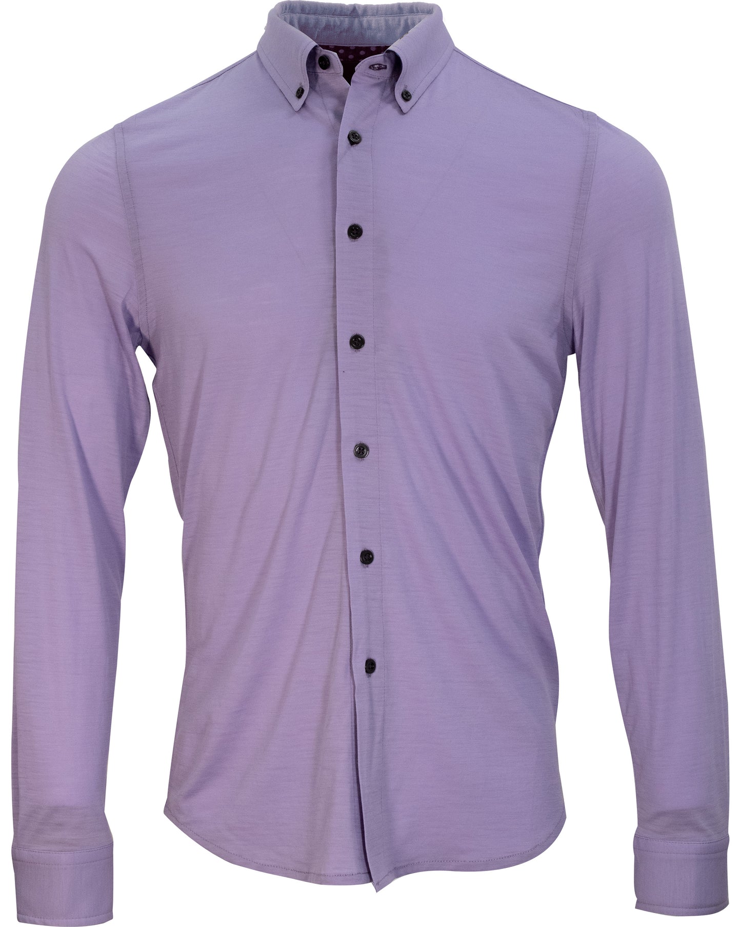 SHAWN MERINO SHIRT - LAVENDER