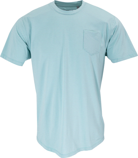 TATE LAGOON STRIPE CREW NECK TEE