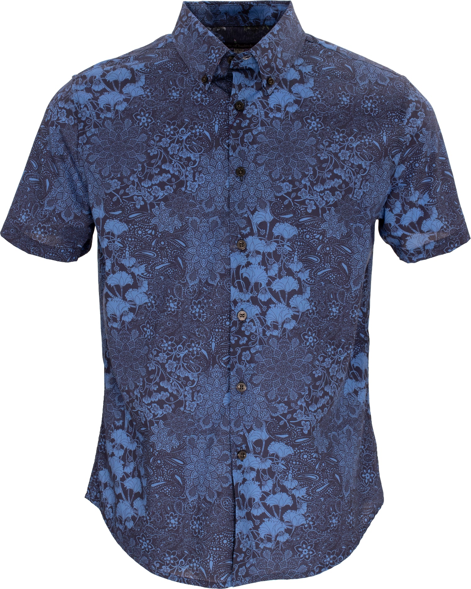 Tim Paisley Floral Navy Shirt – Lords Of Harlech