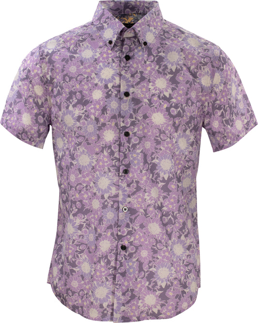 Tim Sunflowers Lavender Shirt