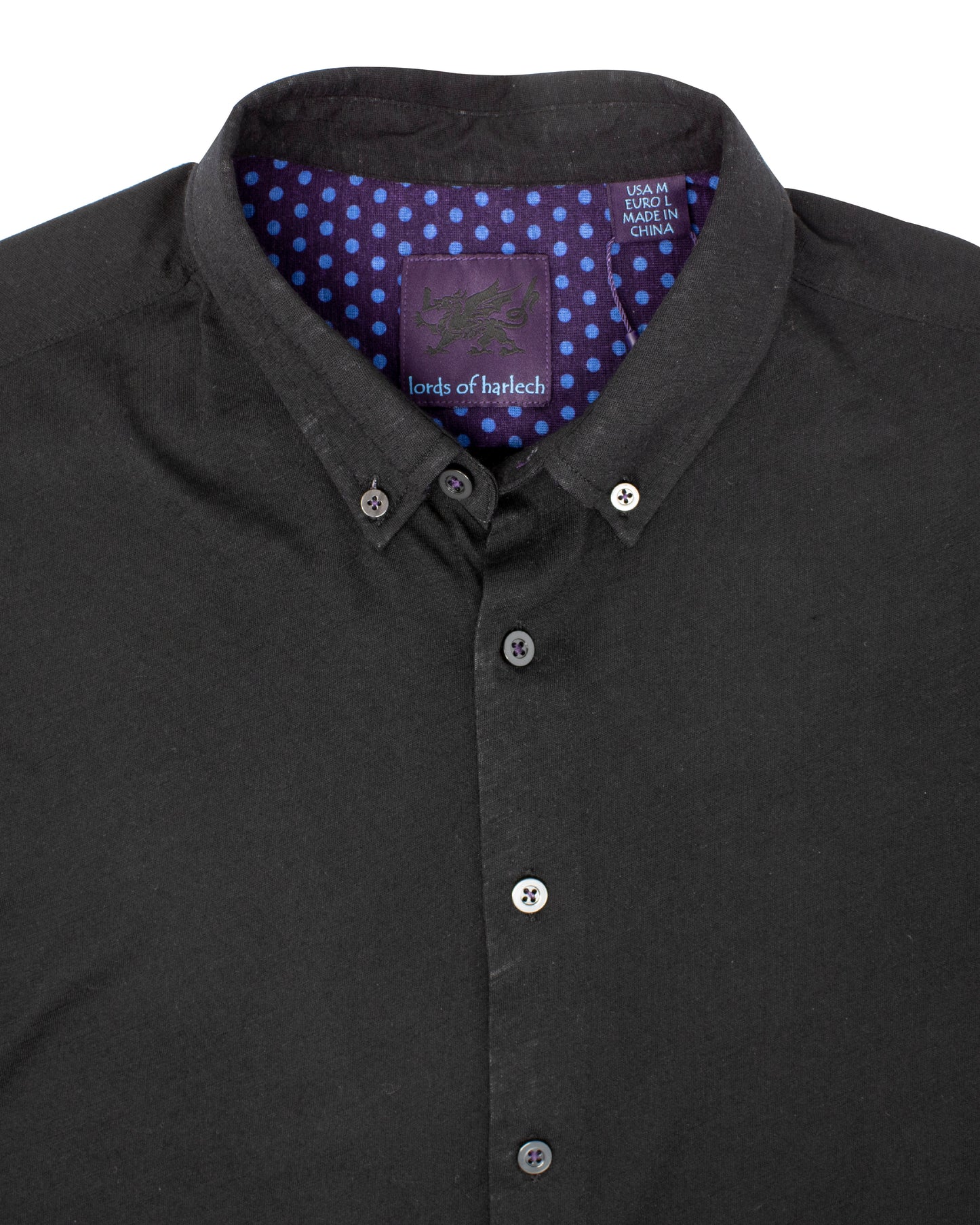 TOBIAS MERINO SHIRT - BLACK