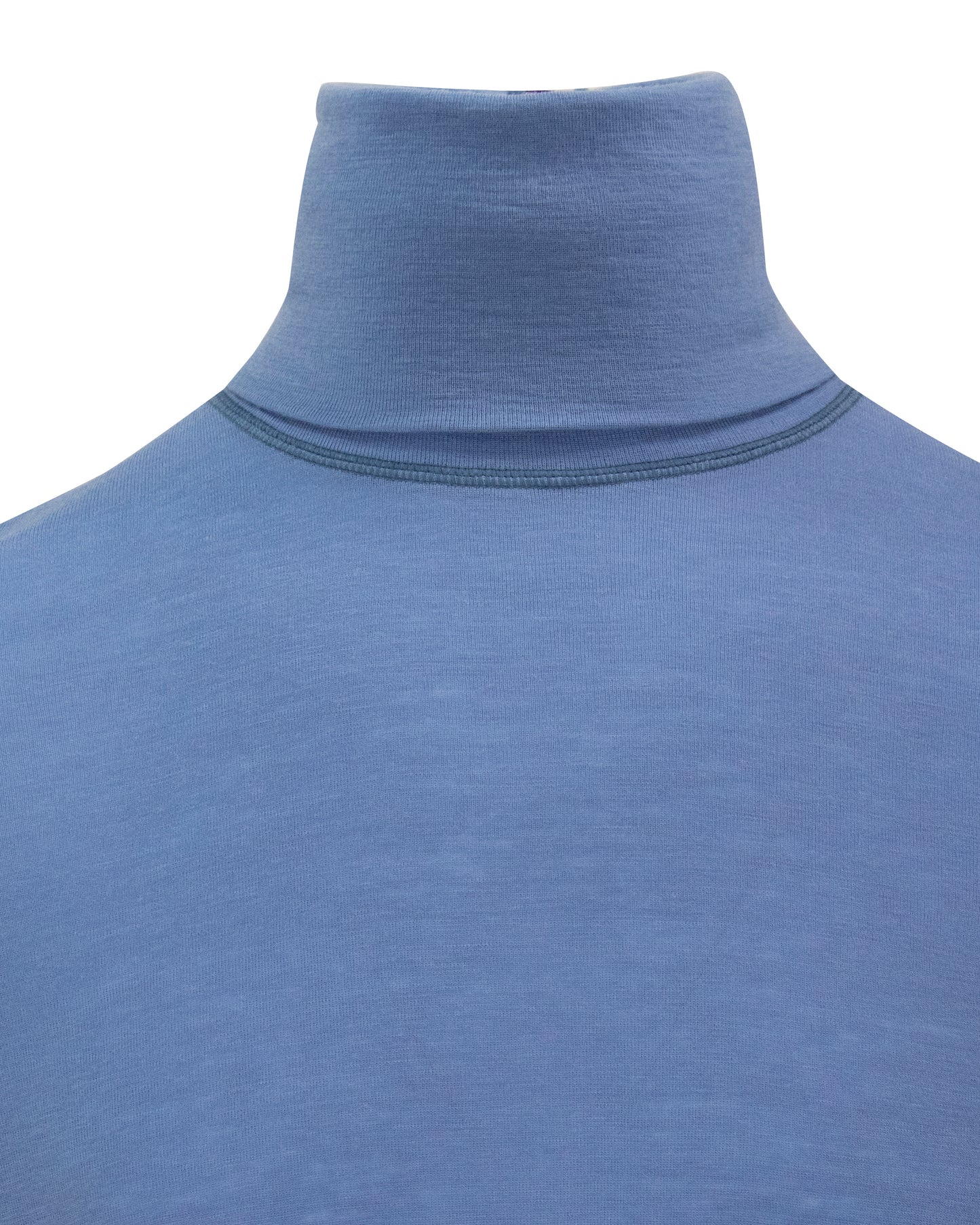 Travis Coronet Blue Turtleneck Sweater