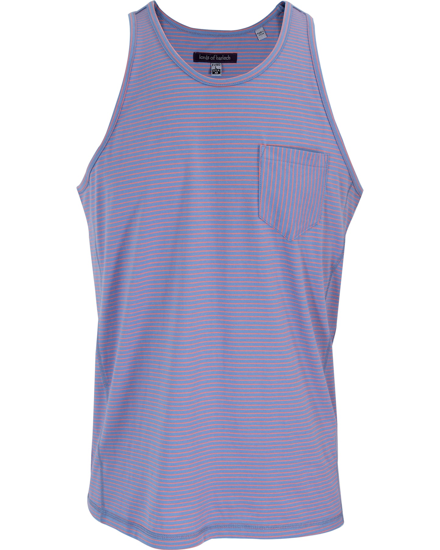 TRISTAN BLUE STRIPE POCKET TANK