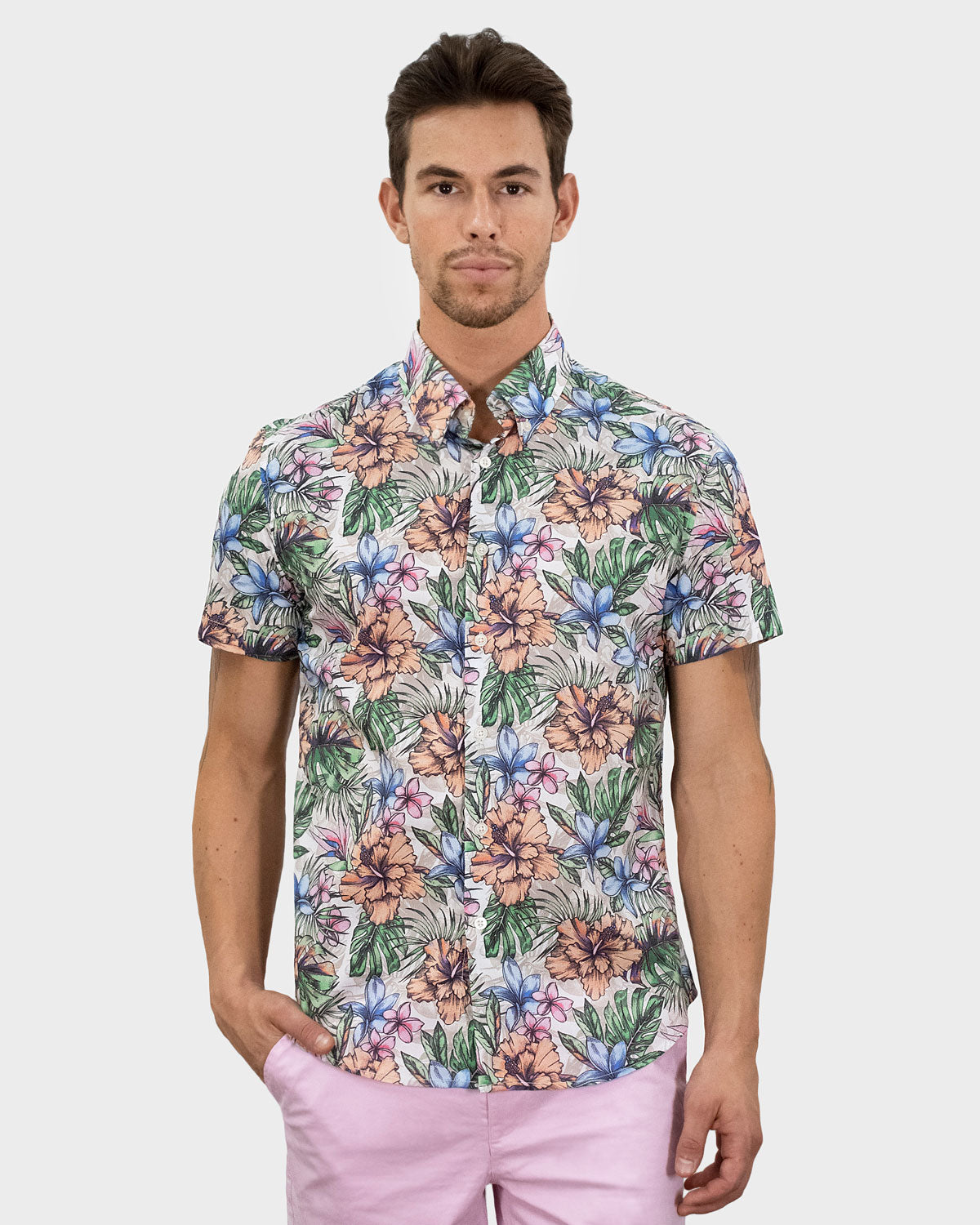 TIM COLORFUL FLORAL IVORY