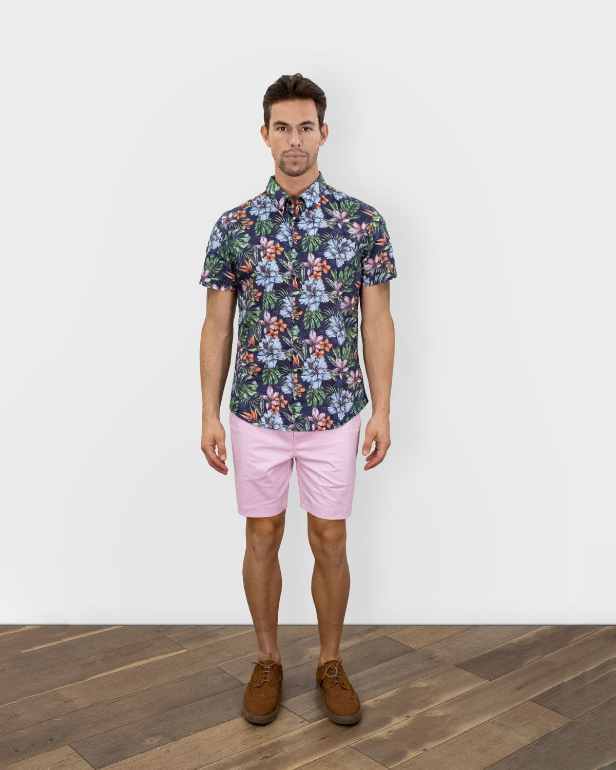 TIM COLORFUL FLORAL NAVY