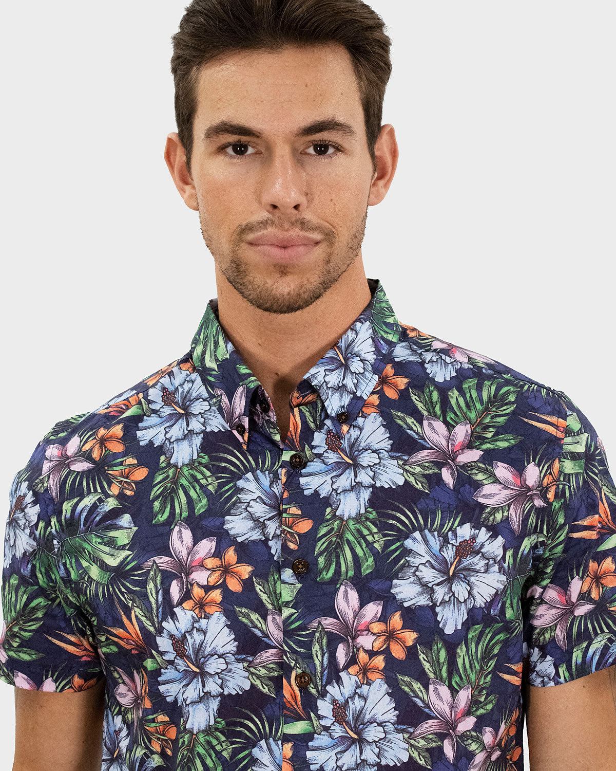TIM COLORFUL FLORAL NAVY