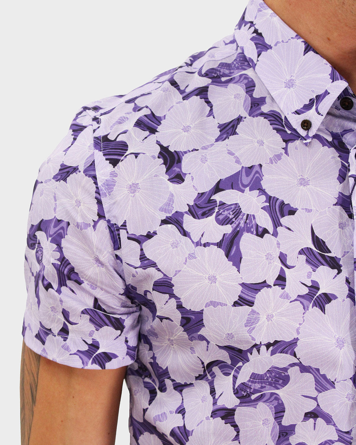 TIM MARBLE FLORAL PURPLE